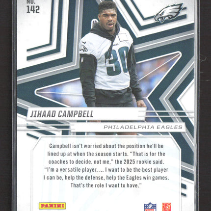 2025 Panini Rookies & Stars Jihaad Campbell #142 Purple RC