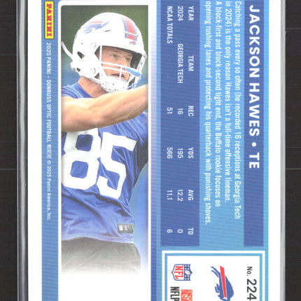 2025 Panini Donruss Optic Jackson Hawes #224