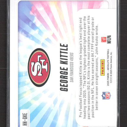 2025 Panini Absolute Hog Heaven George Kittle #HH-GKE