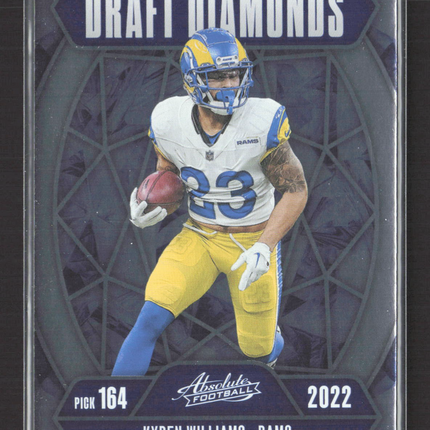 2025 Panini Absolute Draft Diamonds Kyren Williams #DD-KWS