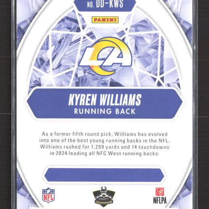 2025 Panini Absolute Draft Diamonds Kyren Williams #DD-KWS
