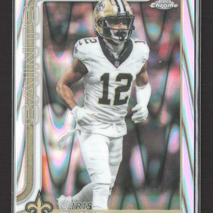 2025 Topps Chrome Chris Olave #216 RayWave