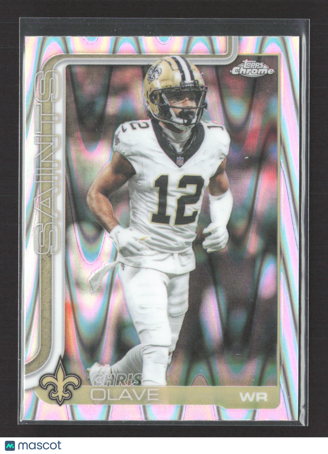 2025 Topps Chrome Chris Olave #216 RayWave