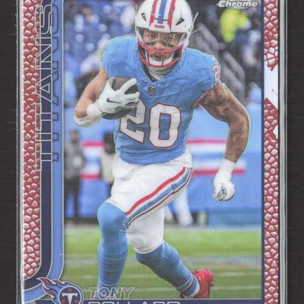 2025 Topps Chrome Tony Pollard #290 Leather