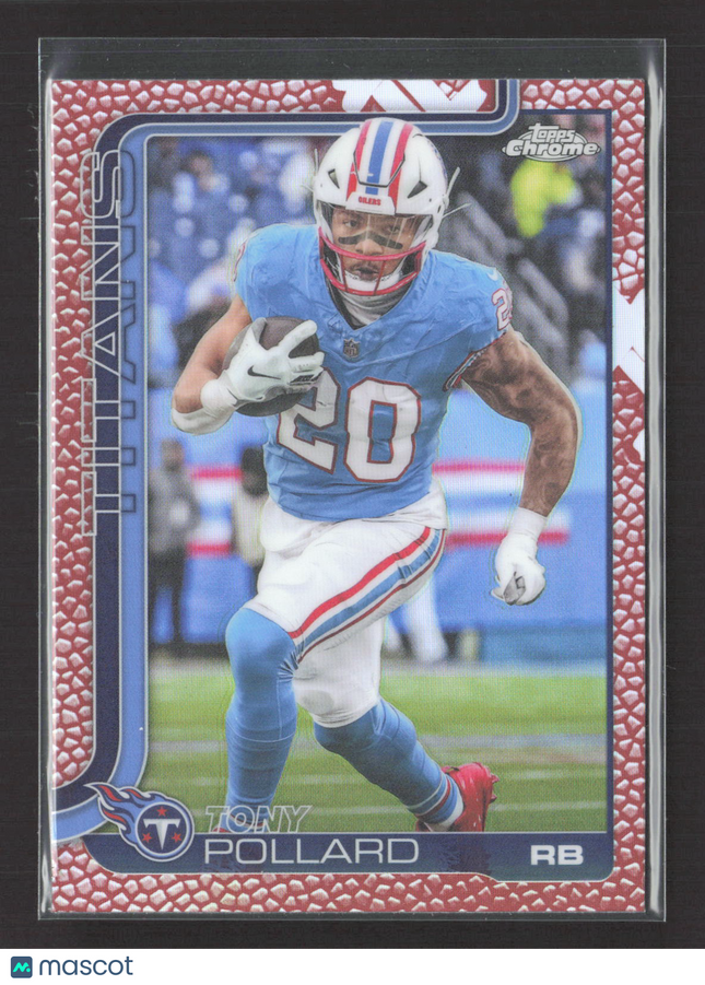 2025 Topps Chrome Tony Pollard #290 Leather
