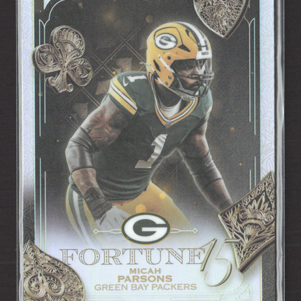 2025 Topps Chrome Fortune 15 Micah Parsons #F15-11 Refractor