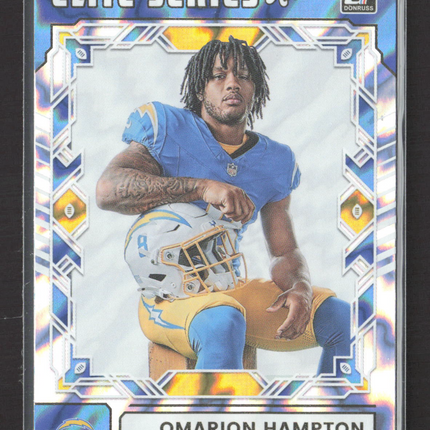 2025 Panini Donruss Elite Series Rookies Omarion Hampton #ESR-OHN