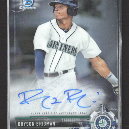 2017 Topps Bowman Chrome Bryson Brigman #CPA-BB Auto