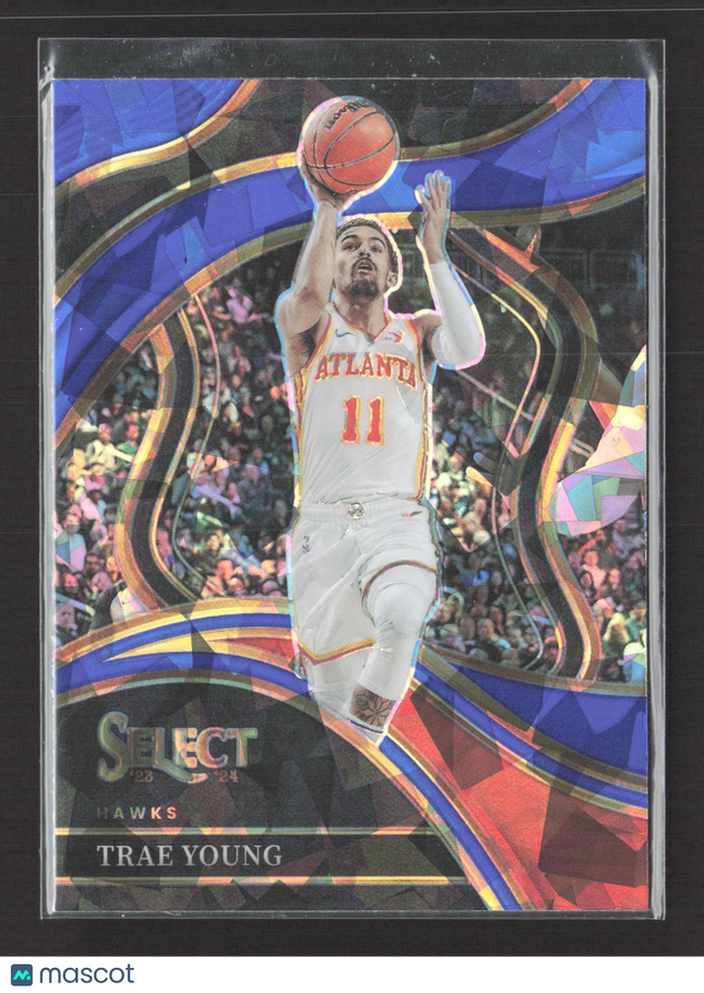 2024 Panini Select Courtside Trae Young #243 Blue Ice Prizm