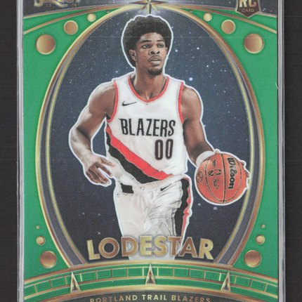 2024 Panini Select Prizm Lodestar Scoot Henderson #1 Green RC