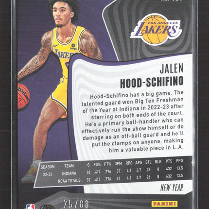 2024 Panini Revolution Jalen Hood-Schifino #107 New Year /88