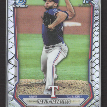 2025 Bowman Chrome David Davalillo #BCP-42 Reptilian