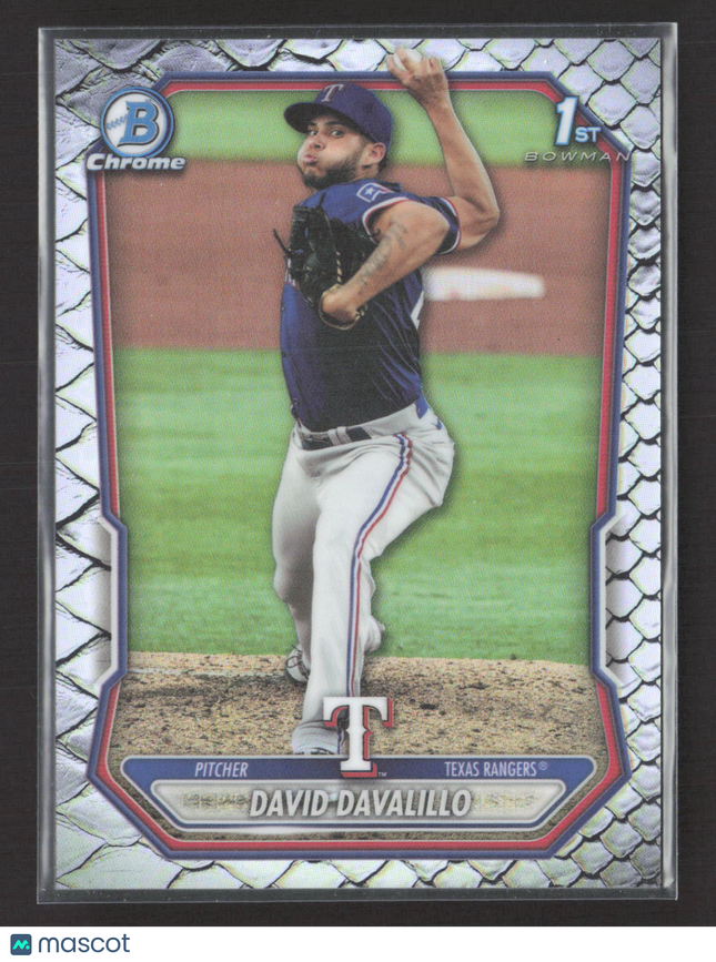 2025 Bowman Chrome David Davalillo #BCP-42 Reptilian