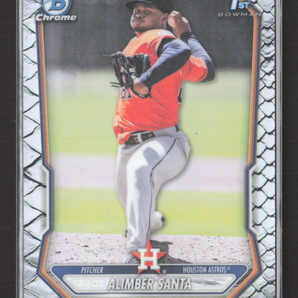 2024 Bowman Chrome Alimber Santa #BCP-30 Reptilian