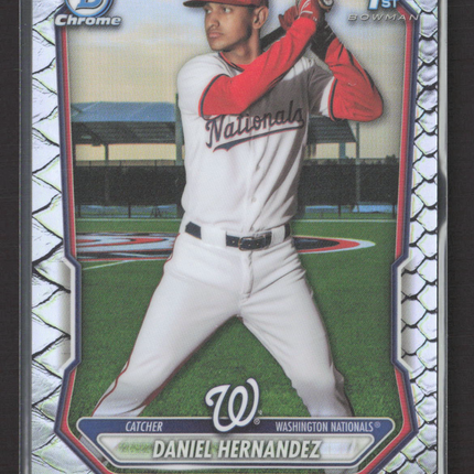2024 Bowman Chrome Daniel Hernandez #BCP-97 Reptilian