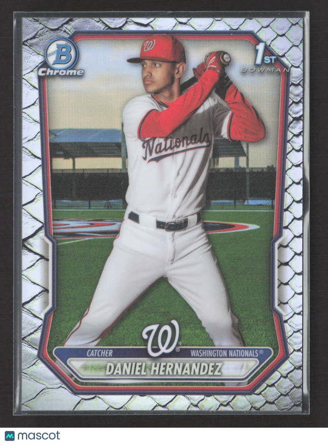 2024 Bowman Chrome Daniel Hernandez #BCP-97 Reptilian