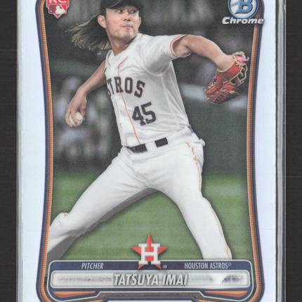 2026 Topps Bowman Chrome Tatsuya Imai #74 RC Red logo