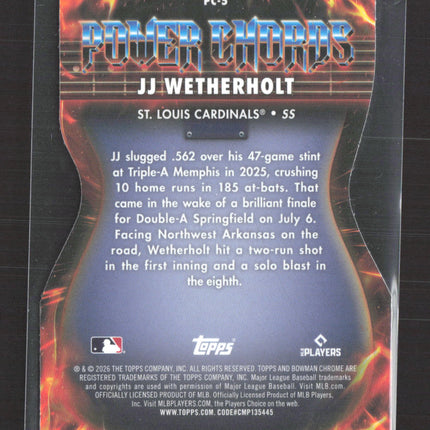 2026 Bowman Power Chords JJ Wetherholt #PC-5