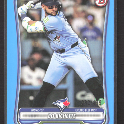 2026 Topps Bowman Bo Bichette #27 Sky Blue Paper /499