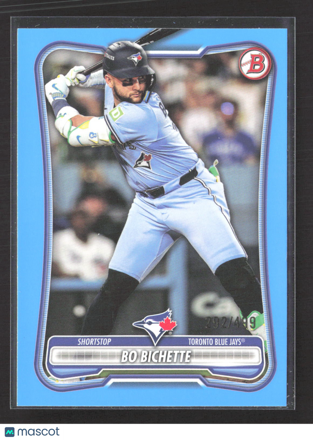 2026 Topps Bowman Bo Bichette #27 Sky Blue Paper /499