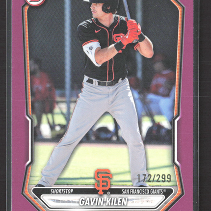 2026 Bowman Gavin Kilen #BP-136 Fuchsia /299