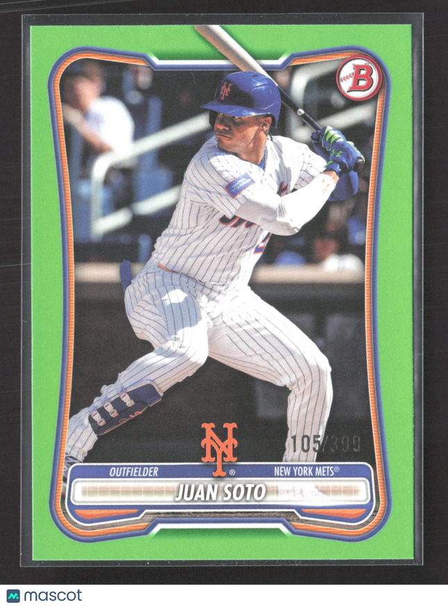 2026 Topps Bowman Juan Soto #97 Green 105/399