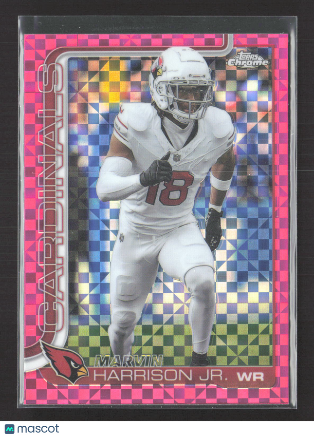 2025 Topps Chrome Marvin Harrison Jr. #1 Pink X-Fractor