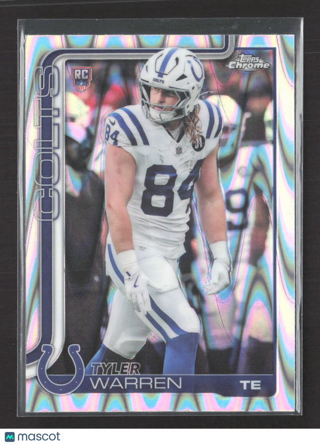 2025 Topps Chrome Tyler Warren #346 RayWave RC
