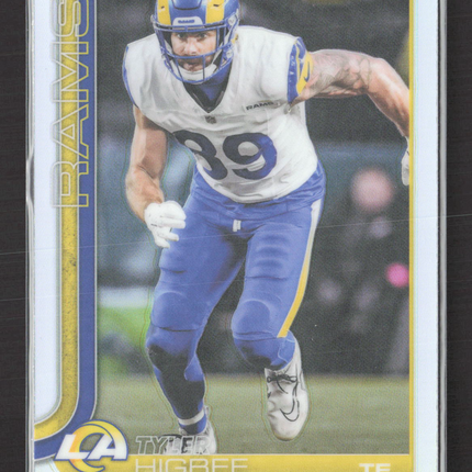 2025 Topps Chrome Tyler Higbee #172 Refractor