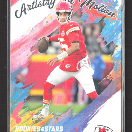2025 Panini Rookies & Stars Artistry In Motion Patrick Mahomes II #9