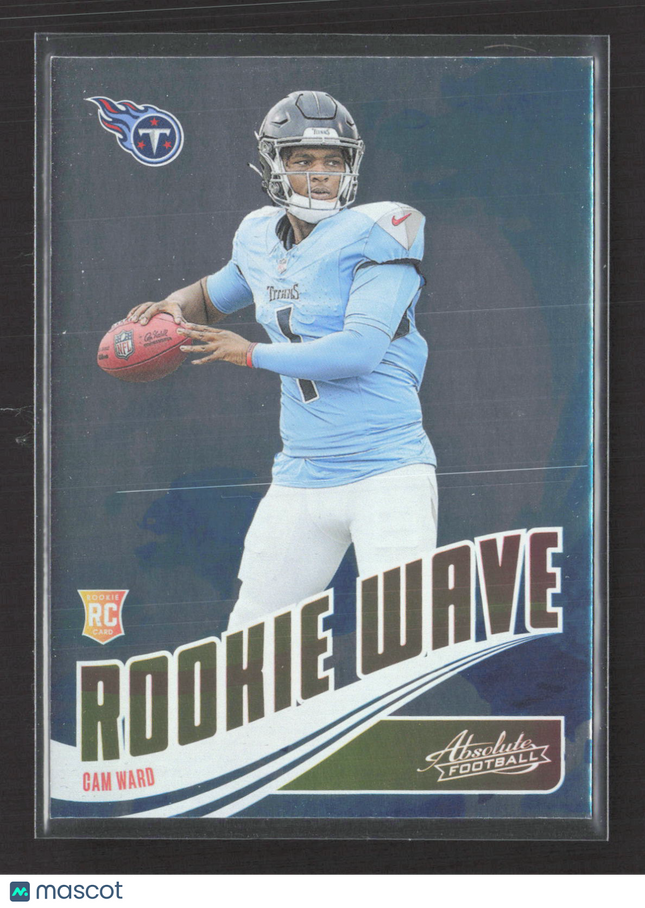 2025 Panini Absolute Football Rookie Wave Cam Ward #RW-CWD RC