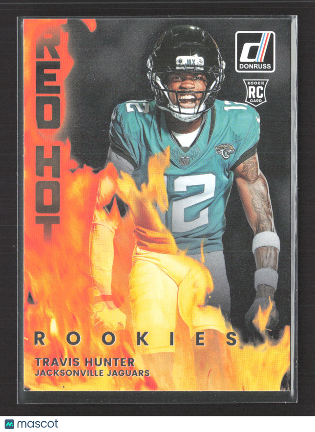 2025 Panini Donruss Red Hot Rookies Travis Hunter #RHR-TVH RC