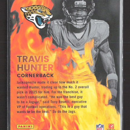 2025 Panini Donruss Red Hot Rookies Travis Hunter #RHR-TVH RC