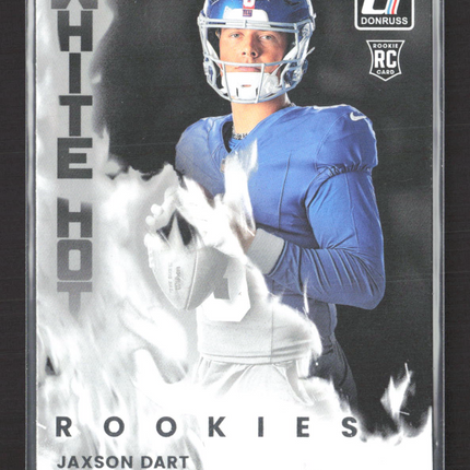 2025 Panini Donruss White Hot Rookies Jaxson Dart #WHR-JXD RC