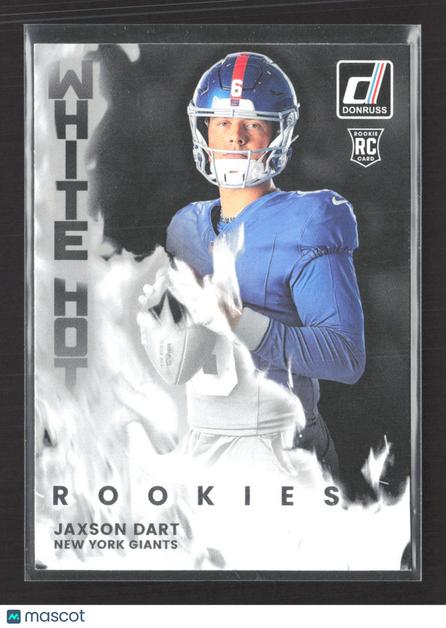 2025 Panini Donruss White Hot Rookies Jaxson Dart #WHR-JXD RC