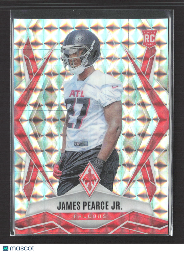 2025 Panini Phoenix Football James Pearce Jr. #243 Silver Mosaic RC