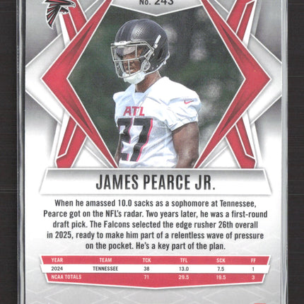 2025 Panini Phoenix Football James Pearce Jr. #243 Silver Mosaic RC