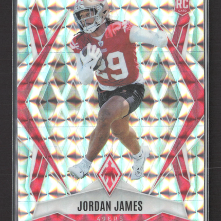 2025 Panini Phoenix Jordan James #220 Silver Prizm RC
