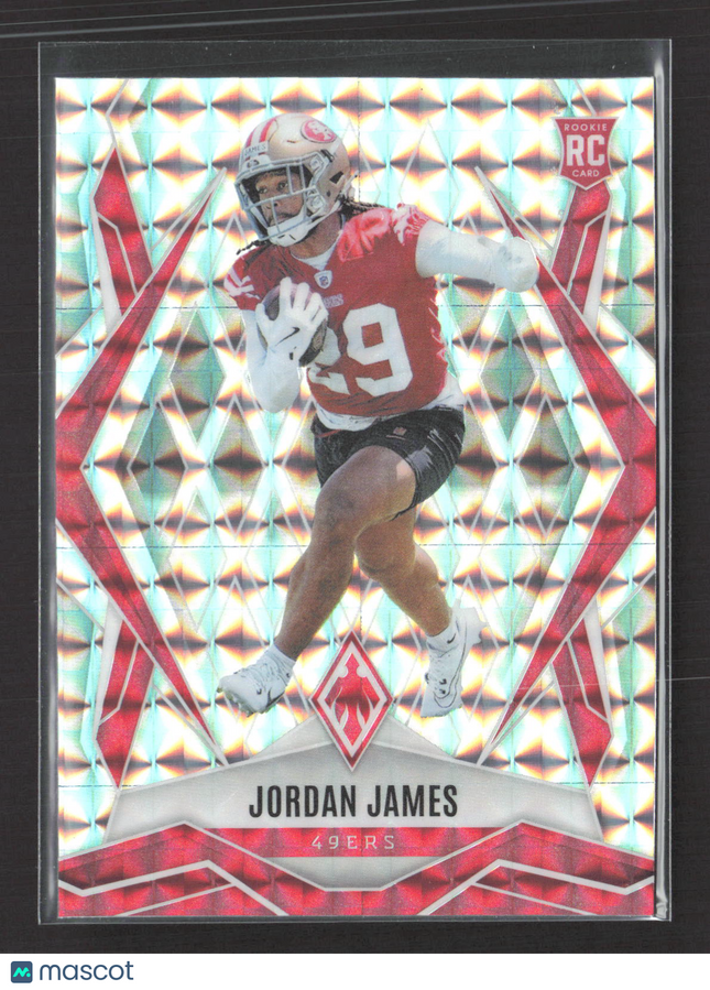 2025 Panini Phoenix Jordan James #220 Silver Prizm RC