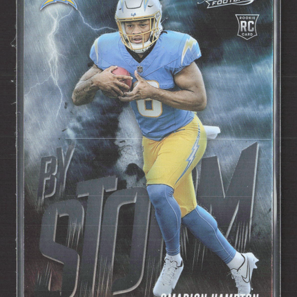 2025 Panini Absolute Football By Storm Omarion Hampton #12 RC