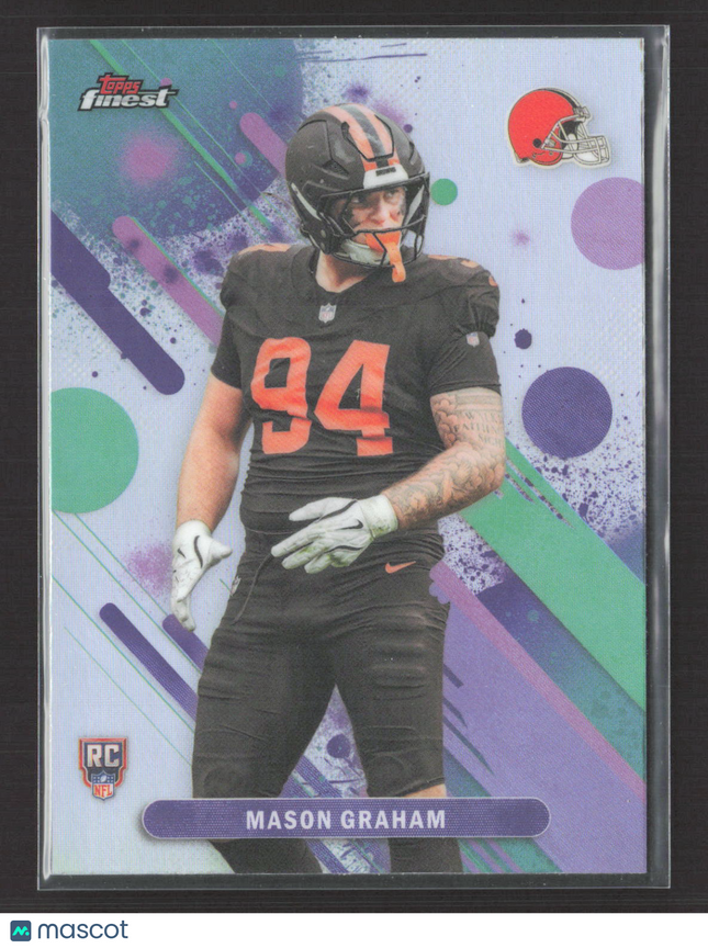 2025 Topps Finest Mason Graham #39 Refractor RC