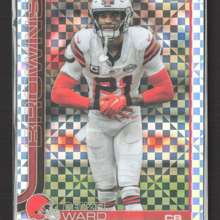 2022 Topps Chrome Denzel Ward #74 X-Fractor