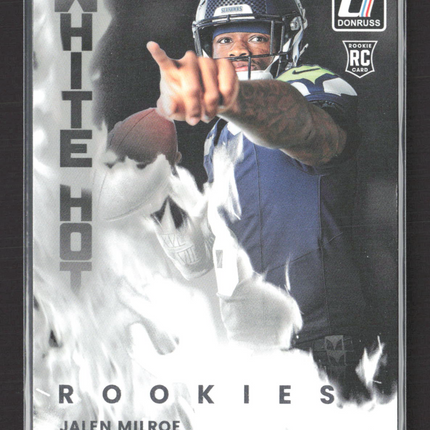 2025 Panini Donruss White Hot Rookies Jalen Milroe #WHR-JLM RC