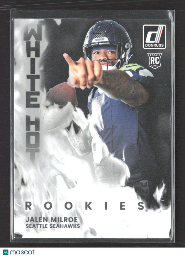2025 Panini Donruss White Hot Rookies Jalen Milroe #WHR-JLM RC