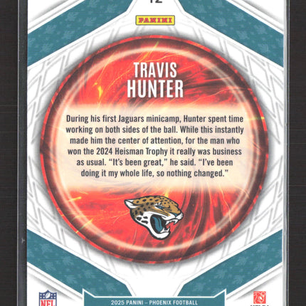 2025 Panini Phoenix Paragon Travis Hunter #12 RC