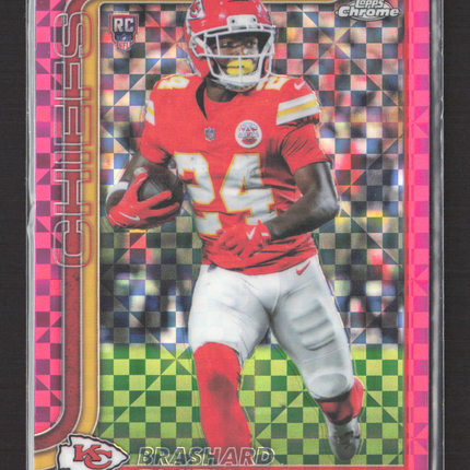 2025 Topps Chrome Brashard Smith #311 Pink X-Fractor RC