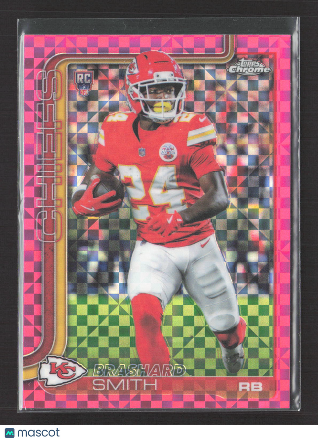 2025 Topps Chrome Brashard Smith #311 Pink X-Fractor RC
