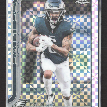 2025 Topps Chrome DeVonta Smith #244 X-Fractor