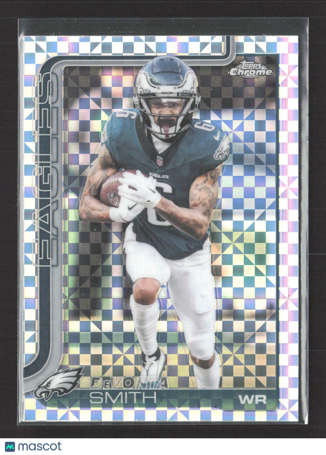 2025 Topps Chrome DeVonta Smith #244 X-Fractor