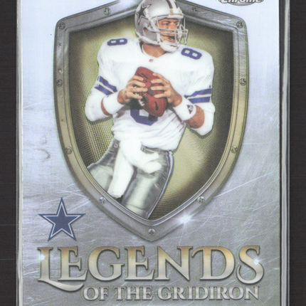 2025 Topps Chrome Legends of the Gridiron Troy Aikman #LOG-7 Refractor